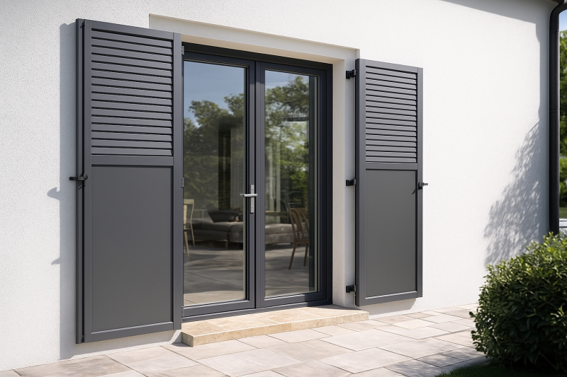Volets battants aluminium sur mesure à Nice 