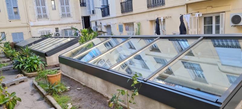 Pose de 3 verrières sur mesure à nice